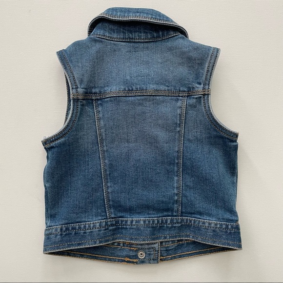 Old Navy Toddler Girl Jean Vest Size 18-24 Months - Picture 6 of 9